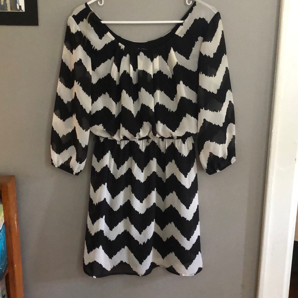 Black and White Dress